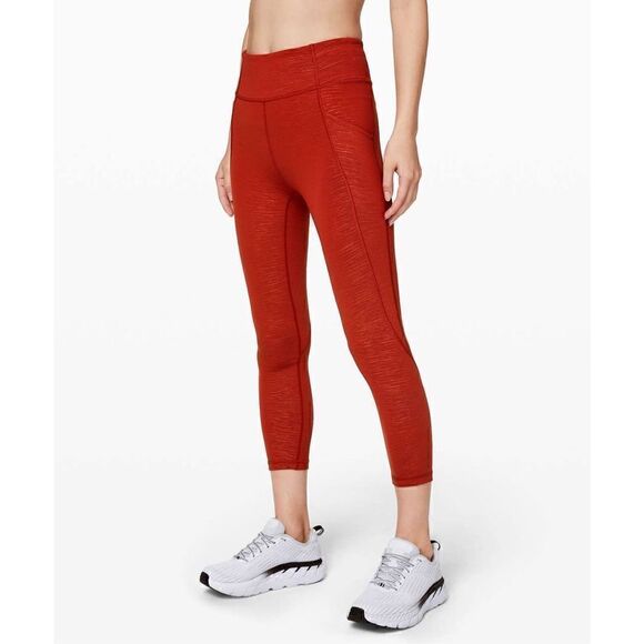 Womens Lululemon Time To Sweat Crop *23 - Picture 1 of 5
